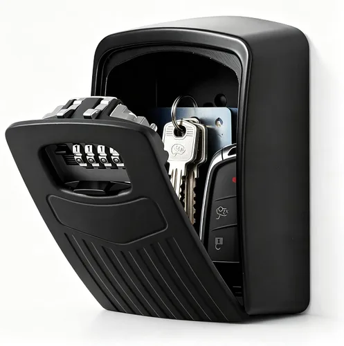 Vista 11 de Caja de cerradura de seguridad extra grande con combinación de 4 dígitos