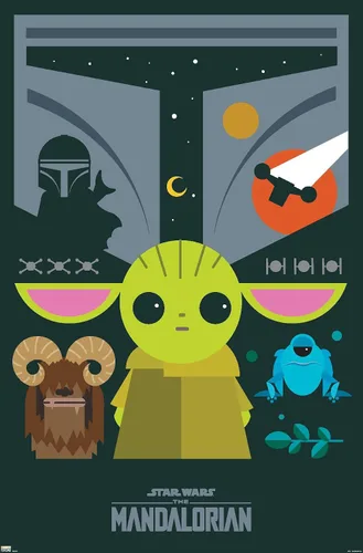Vista 8 de Trends International 24 x 36 - Póster de pared de Star Wars: The Mandalorian