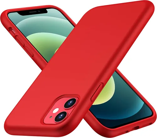Vista 11 de CellEver Funda de silicona resistente para iPhone 11, protección militar contra caídas, protección elevada de pantalla y cámara, interior sin Negro