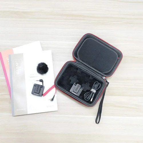 Vista 6 de RLSOCO Funda para sistema de micrófono inalámbrico Go II/RODE Wireless GO (Negro)