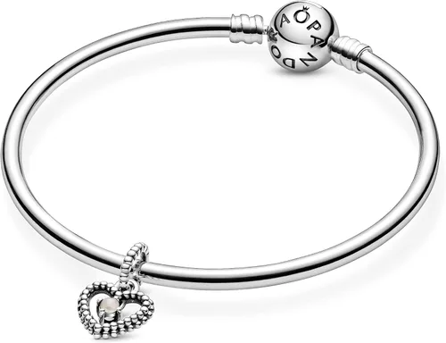Vista 5 de PANDORA Colgante de plata de ley 925 con cuentas de cristal de cumpleaños