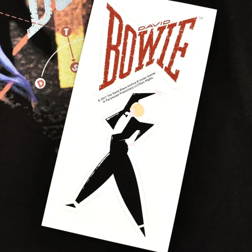 Vista 6 de David Bowie Let's Dance Rock Album T Shirt & Stickers