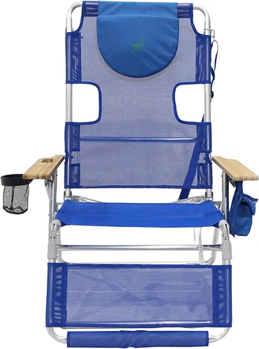 Vista 6 de Ostrich The Altitude 3N1 - Sillón reclinable ligero, azul, paquete de 2