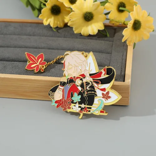 Vista 7 de Genshin - Broches esmaltados con diseño de personajes de juegos calientes, broche de solapa, regalo para fanáticos, broche de metal con insignia