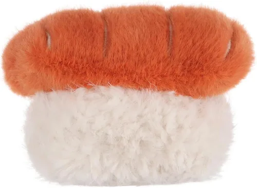 Vista 7 de Albaricoque Cordero Sushi Comida Suave Animales de Peluche Juguetes Salmón Sushi 3