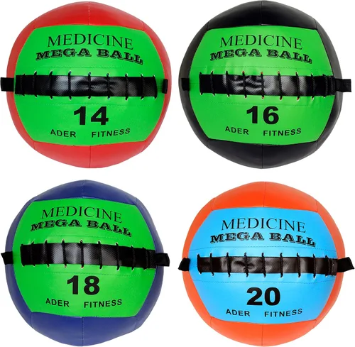Vista 3 de Ader Soft Mega Balón medicinal: 2,3,4,5,6, 8,10,12,14,16,18,20,22,25,28,30 libras