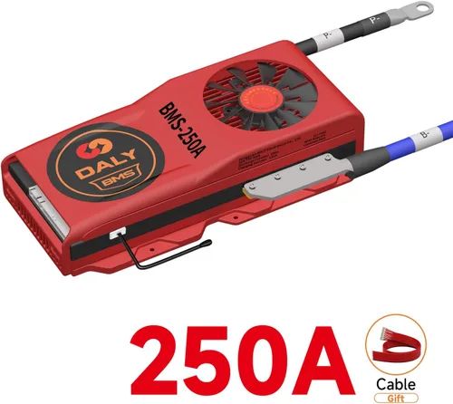 Vista 131 de DALY BMS 72V Li-ion 20S 30A Tablero de protección con cable de equilibrio de puerto común para panel solar autoconstruido, sistema de suministro