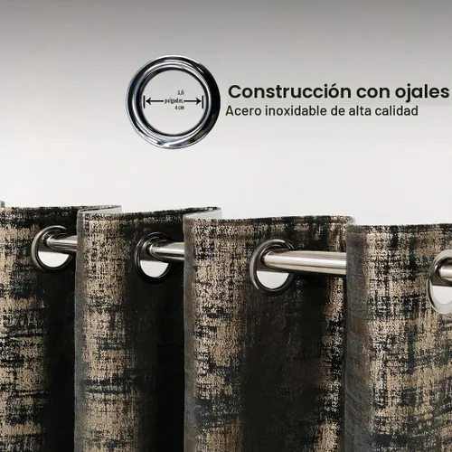 Vista 5 de always4u Cortinas de terciopelo suave 100% opacas para dormitorio, sala de estar, ahorro de energía térmica, 84 pulgadas de largo, cortinas de lujo