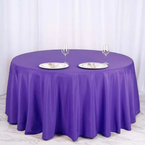 Vista 149 de Efavormart - Mantel redondo de poliéster de 108 pulgadas, 108 pulgadas, para bodas, fiestas, banquetes, restaurantes, color verde manzana