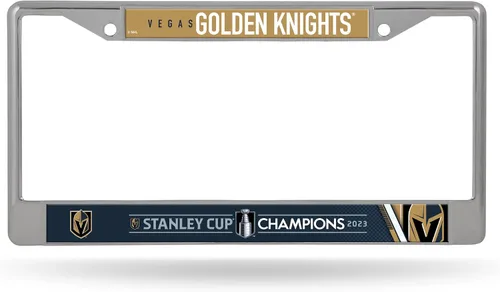 Vista 8 de Rico Industries All Sports Champions 12" x 6" Chrome Frame with Decal Inserts - Car/Truck/SUV Automobile Accessory