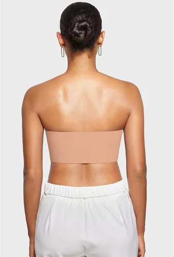 Vista 5 de INLYRIC Sujetador Inbarely Bandeau sin tirantes para mujer, sin costuras, cómodo, elástico, sin relleno