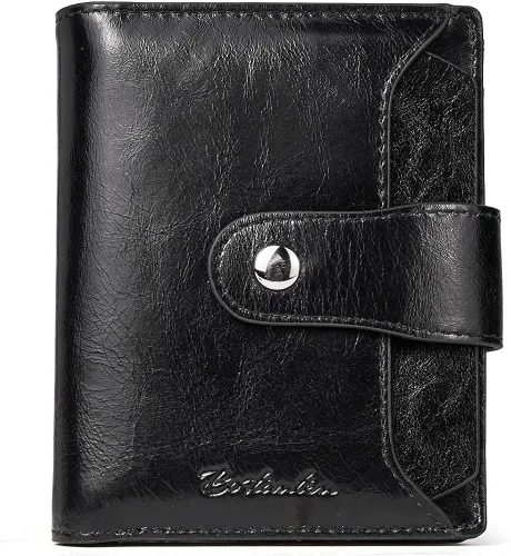 Vista 6 de BOSTANTEN Bolso de cuero para mujer diseñador Satchel hombro bolsas de asas paquete con las mujeres Cartera de cuero RFID bloqueo pequeña billetera