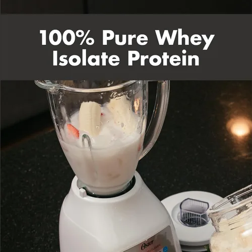 Vista 6 de NutraOne Proteína aislada de suero en polvo IsolateOne - Polvo aislado de suero 100% puro (chocolate Gourmet, 2 libras)