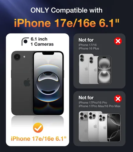 Vista 286 de DIACLARA - Funda transparente compatible con iPhone XR 6.1 pulgadas 2018
