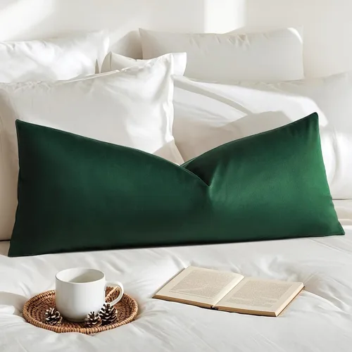 Vista 64 de Artscope Fundas de Almohada de Terciopelo de Lujo Fundas de Almohadas Cuadradas Decorativas Fundas de Cojines Suaves Sólidas para Sofá de Sala Sofá