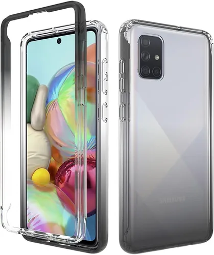 Vista 181 de Pzwoxukhov Funda para Xiaomi Poco M3 M2010J19CG M2010J19CI Caso, alta transparencia, color degradado, funda de absorción de impactos anticaída