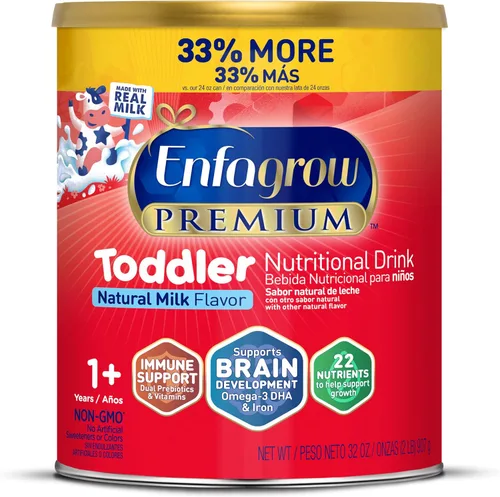 Vista 14 de Enfagrow Premium Bebida Nutricional de Leche para Niños Pequeños, Bebida para Niños Pequeños Enfagrow, Pruebe Nuestro Trío de Apoyo al Cerebro, Lata