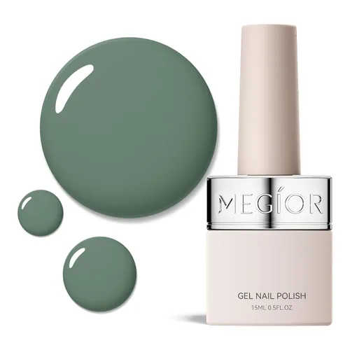 Vista 60 de MEGIOR Esmalte de uñas de gel libre de TPO, 0.5 onzas líquidas, base de gel transparente para remojar la lámpara de uñas LED, capa base de larga
