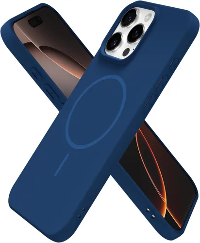 Vista 11 de Oakxco Funda de Silicona Mag Safe para iPhone 12 Pro Max, Funda Magnética Delgada y Fina Compatible con Carga Inalámbrica MagSafe, Bonita Funda