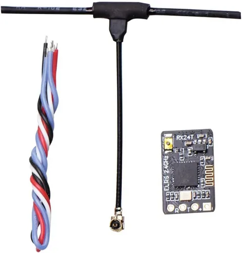 Vista 2 de ExpressLRS RX24T Receptor 2.4G ELRS Radio Nano de largo alcance para DIY Racing Drone LR4 LR5