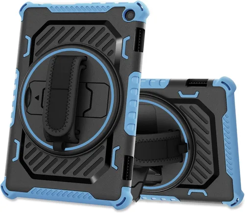 Vista 7 de ROISKIN Funda para tableta Amazon Kindle Fire HD 8 y HD 8 Plus de 12ª/10ª generación versión 2024/2022/2020 para niños con soporte giratorio de 360