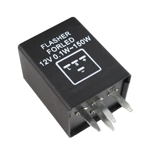 Vista 13 de SOCAL-LED LIGHTING 3-Pin CF13 JL-02 EP34 Relé intermitente LED electrónico de velocidad ajustable para bombillas de intermitente de reparación
