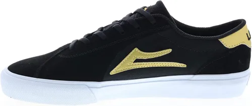 Vista 5 de Lakai Flaco II - Zapatos de patinaje ChocolateGamuza Negra