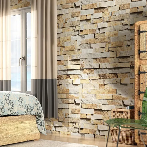 Vista 3 de Papel tapiz de ladrillo 3D autoadhesivo para encimeras, paredes, mesas, papel tapiz de piedra para dormitorio, sala de estar, papel de pared