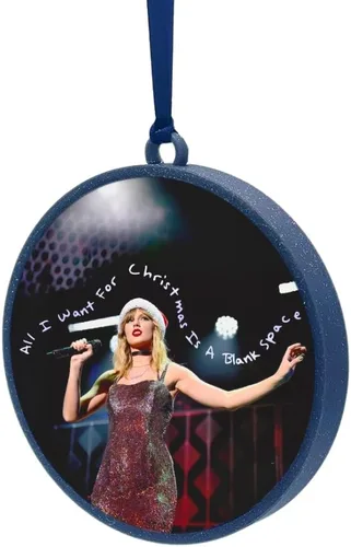 Vista 5 de Adorno de estrella de música de cultura pop 2025 – Adorno de Navidad coleccionable de acrílico para amantes de la música y fanáticos – Decoraciones