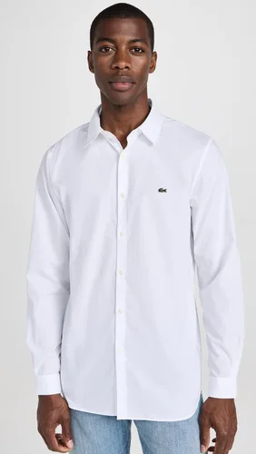 Vista 2 de Lacoste Camisa de popelina de manga larga para hombre