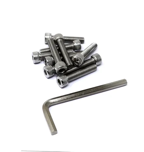 Vista 101 de iexcell Kit de tornillos de cabeza hexagonal de acero inoxidable 304, 100 unidades M2 x 0.157 in, paso de rosca de 0.016 in