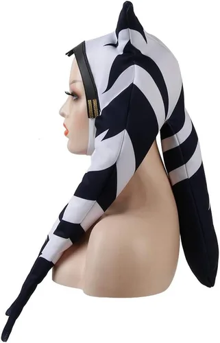 Vista 3 de FirstCos Tano - Tocado unisex para adulto, Halloween, cosplay, clon, accesorio