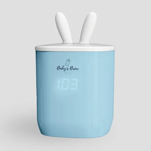 Vista 2 de Baby'S Brew Calentador de biberones portátil, calentador de biberones inalámbrico para leche materna y fórmula, calentador de leche de viaje