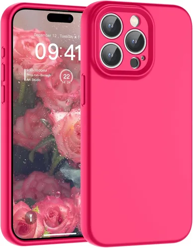 Vista 32 de SUPFINE - Funda diseñada para iPhone 12, silicona líquida premium con [forro de microfibra suave antiarañazos][protección de cámara mejorada], funda