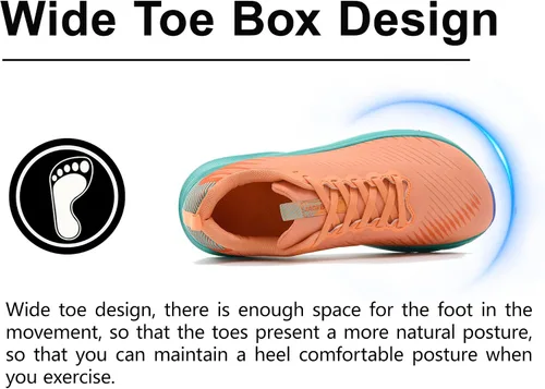 Vista 3 de JACKSHIBO Zapatos de punta ancha para hombres y mujeres Zapatos deportivos de ancho extra ancho Zapatos de nube para correr en carretera Tenis