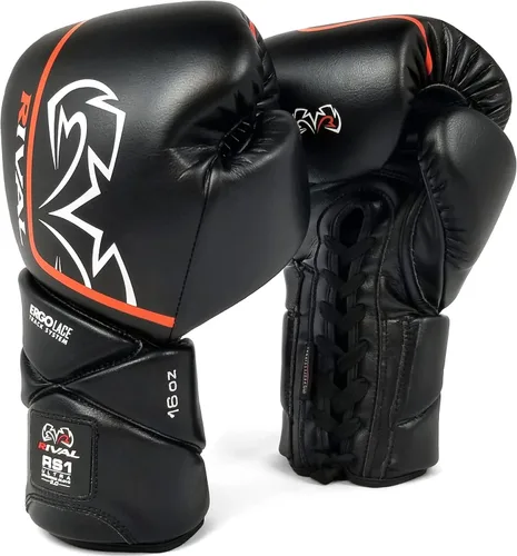 Vista 3 de Rival Boxing RS1 2.0 Ultra Pro - Guantes de boxeo para sparring con cierre de cordones, microfibra súper resistente, forro interior suave