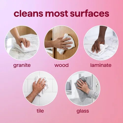 Vista 3 de Method Limpiador multiusos, pomelo rosa, perfecto para la mayoría de mostradores, azulejos, piedras y más, botella de spray de 28 onzas