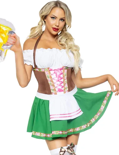 Vista 3 de Leg Avenue Women's Beer Babe Oktoberfest Costume