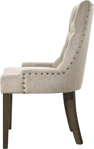 Vista 8 de Dining Chairs for Room, Table & Seating Chair Sets Kitchen - Set of 2 Upholstered Side Chairs with Sturdy Oak Finish for Dining Room, Living Room