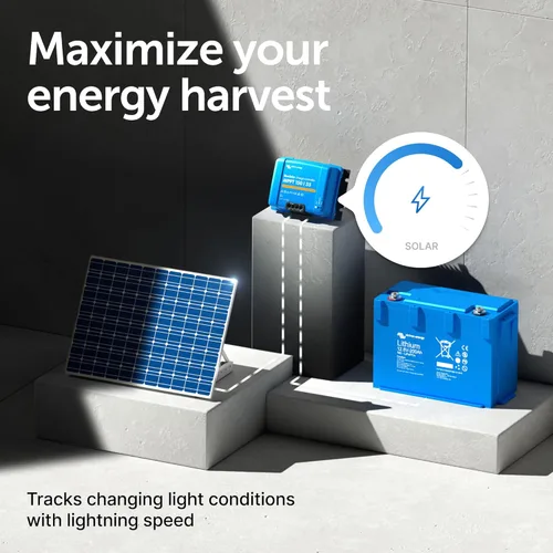Vista 5 de Victron Energy BlueSolar MPPT Controlador de carga solar - Controladores de carga para paneles solares - 150V, 35 amperios, 12/24/36/48 voltios
