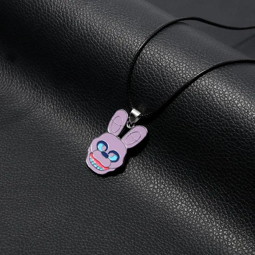 Vista 7 de SONGCHANGJEWELRY FNAF - Collar de seguridad de Freddy's - Colgante de disfraz de Fazbear Nights - Coleccionistas de Cospalay para fanáticos