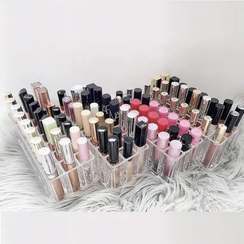 Vista 4 de byAlegory - Organizador de maquillaje acrílico para brillo de labios, 24 espacios