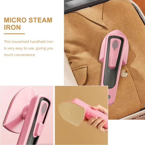 Vista 9 de Homoyoyo Plancha de viaje pequeña Plancha eléctrica plancha de vapor de ropa de viaje vaporizador portátil Mini vapor de mano de hierro vaporizador
