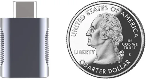 Vista 7 de Adaptador USB-C a USB 3.0 (paquete de 2), Thunderbolt 4/3 a USB hembra OTG para MacBook 2025, iPad 2025, Samsung, más dispositivos tipo C