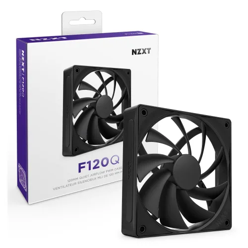 Vista 8 de F120Q - Ventiladores de flujo de aire silenciosos de 120 mm - Individual - Negro