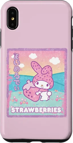 Vista 11 de Funda para iPhone 16 My Melody Strawberry Milk