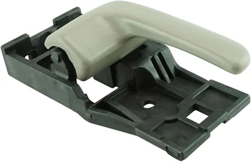 Vista 73 de TRQ Manija de puerta interior delantera izquierda cromada y negra para el lado del conductor compatible con Ford F-150 2012-2014