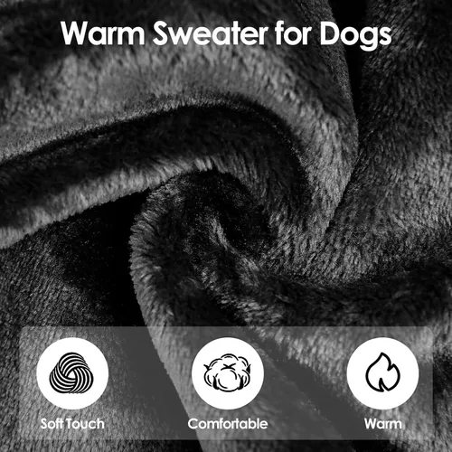 Vista 2 de Suéter Abrigo de Cuello de Tortuga para Gato, Ropa Sphynx Pijamas Solo para Gatos, Suéteres de Vellón Pullover para Gatitos con Mangas, Mono