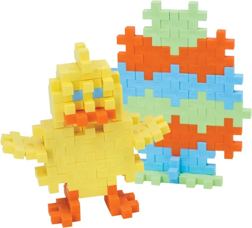 Vista 3 de PLUS PLUS Chick - Juego de bloques de construcción de rompecabezas 3D, mini piezas entrelazadas, actividades divertidas de vacaciones para niños
