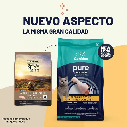 Vista 2 de Alimento para gatos y gatitos Canidae Grain Free Pure Elements